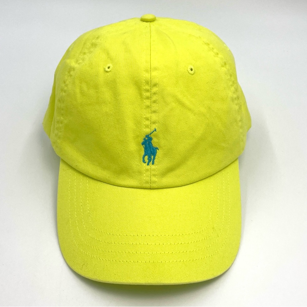 NEW Polo Ralph Lauren Baseball Cap Yellow Pony Logo